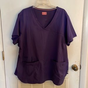Scrub top - purple